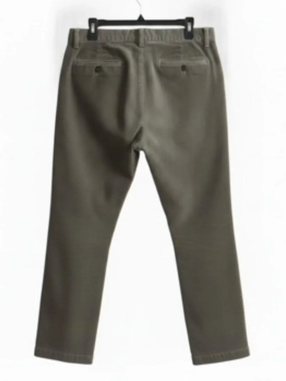 Banana Republic Men's Olive Green Tan Brown Corduroy Straight Leg Pants Sz 34/32